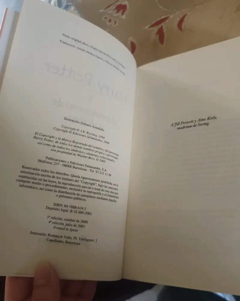Libro Harry Potter y el Prisionero de Azkaban - 3