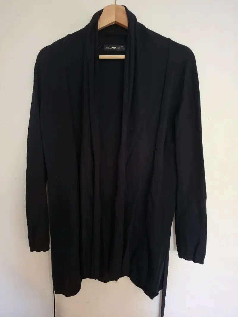 Cárdigan azul marino mujer Zara Talla L - 2