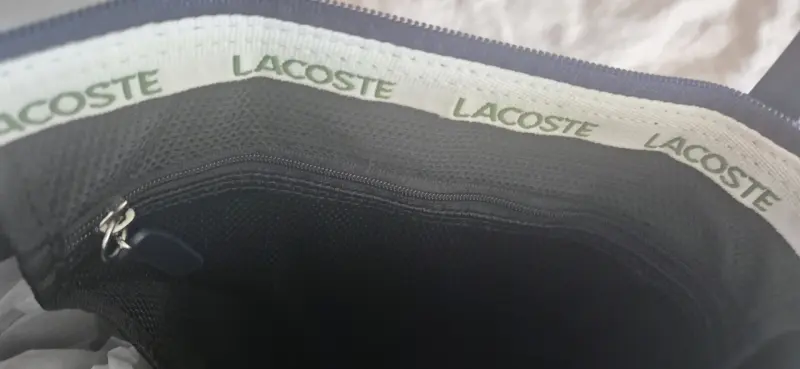 Bolso tote azul Lacoste con logo - 6