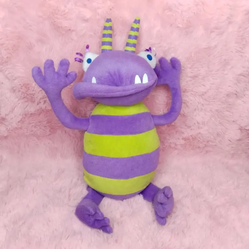 Peluche Scary Monsters morado y verde - 1