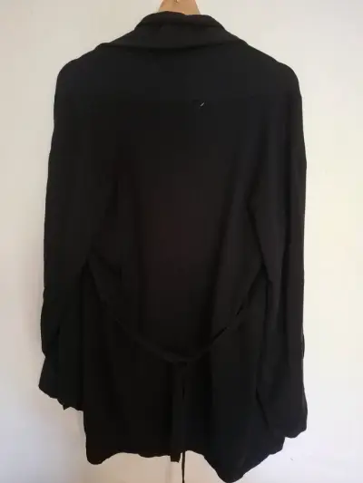 Cárdigan negro de mujer Zara Talla L - miniatura 3