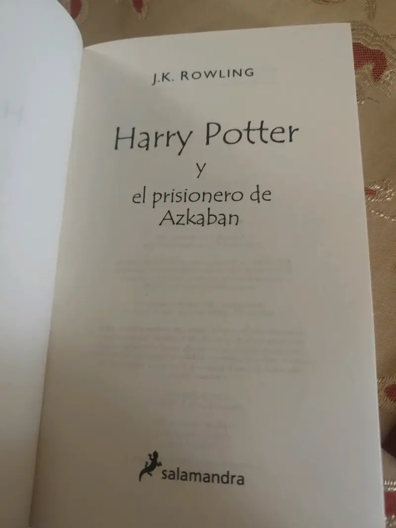 Libros Harry Potter de J.K. Rowling - 4