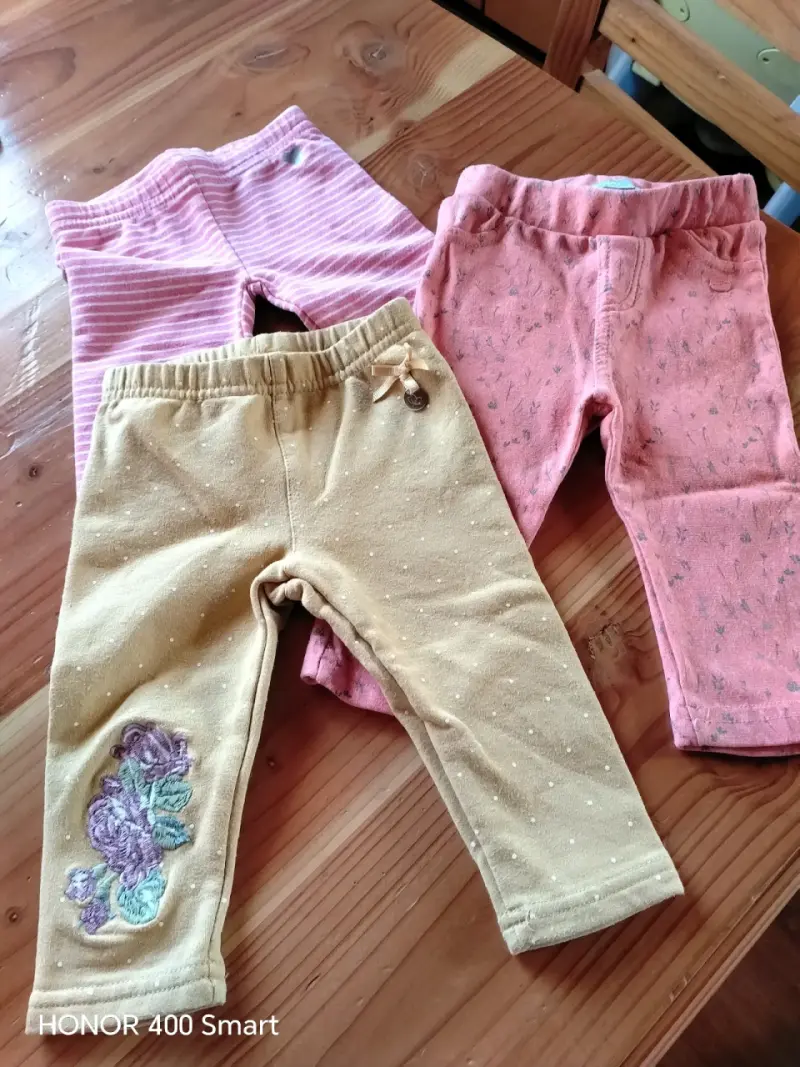 Conjunto de ropa para bebé con diseños florales y de conejito - 3