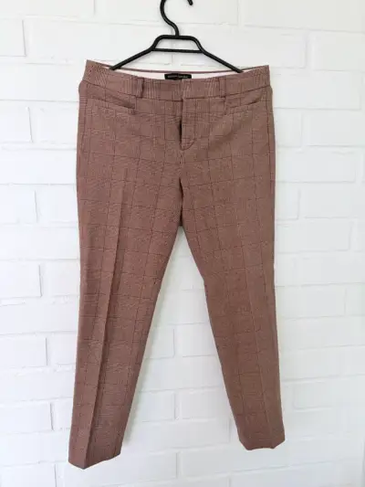 Pantalones Banana Republic a cuadros marrones - miniatura 1