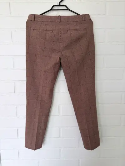 Pantalones Banana Republic a cuadros marrones - miniatura 2