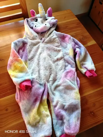 Disfraz de unicornio para niños en polar suave - miniatura 2