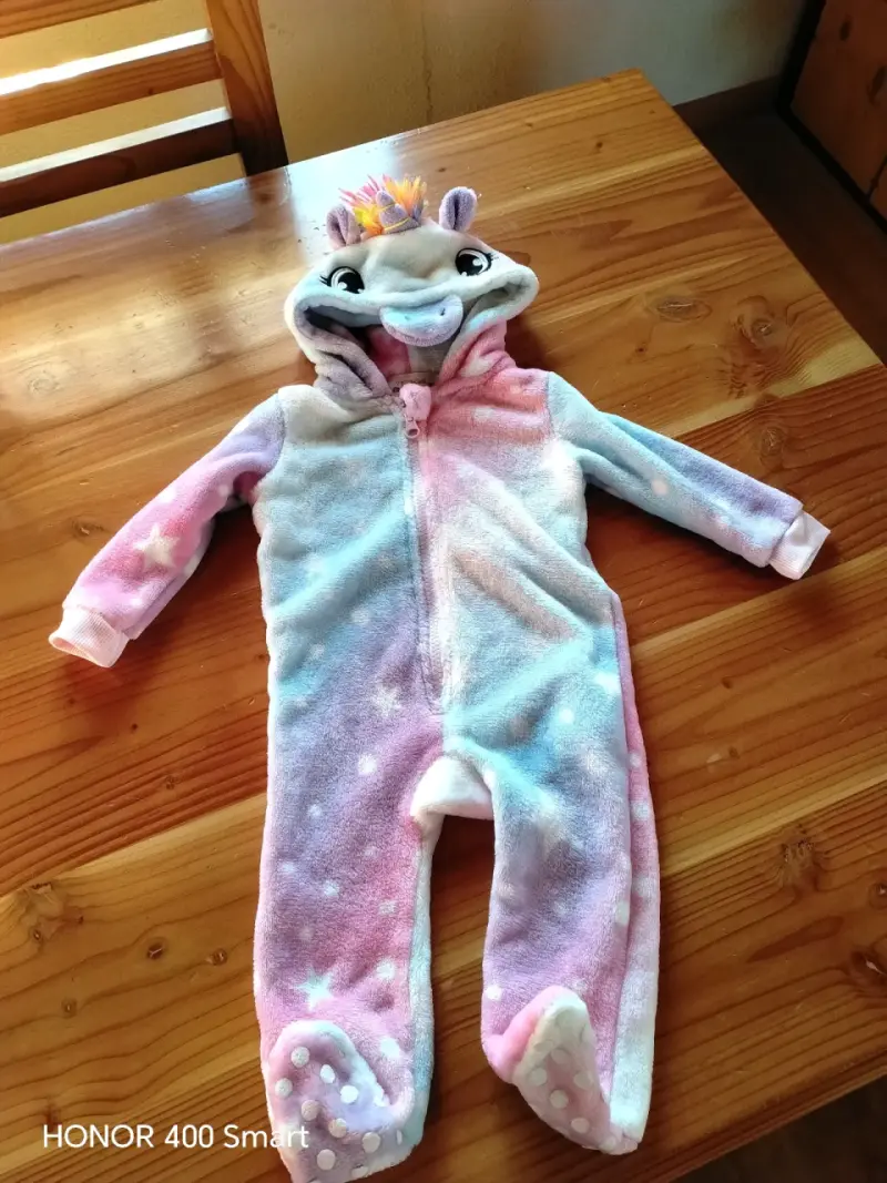 Disfraz de unicornio para niños en polar suave - 3