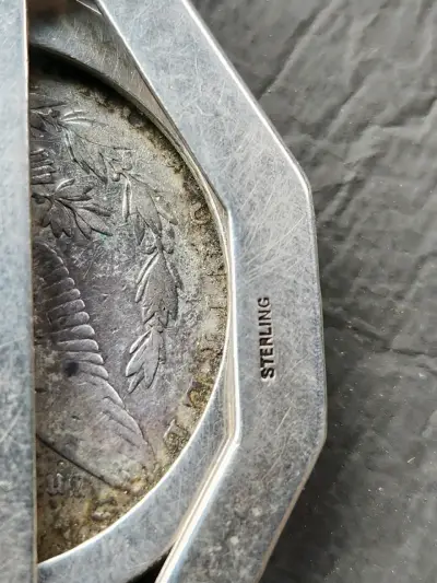 Clip de billetes de plata con Dolatñr Morgan 1882 - miniatura 3