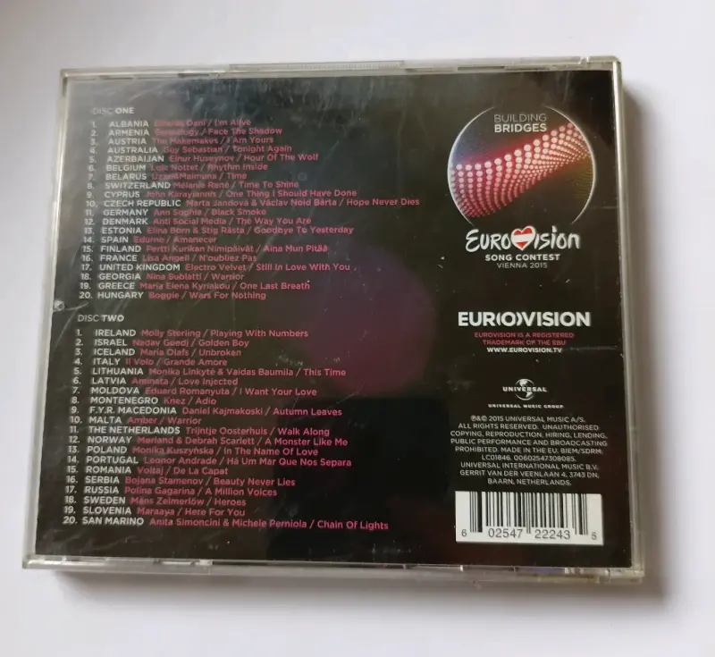 CD Eurovision Song Contest 2015 Building Bridges - 2