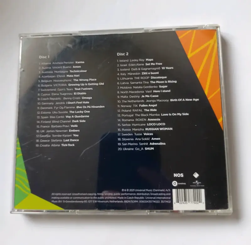 CD Eurovision Song Contest 2021 Rotterdam - 2