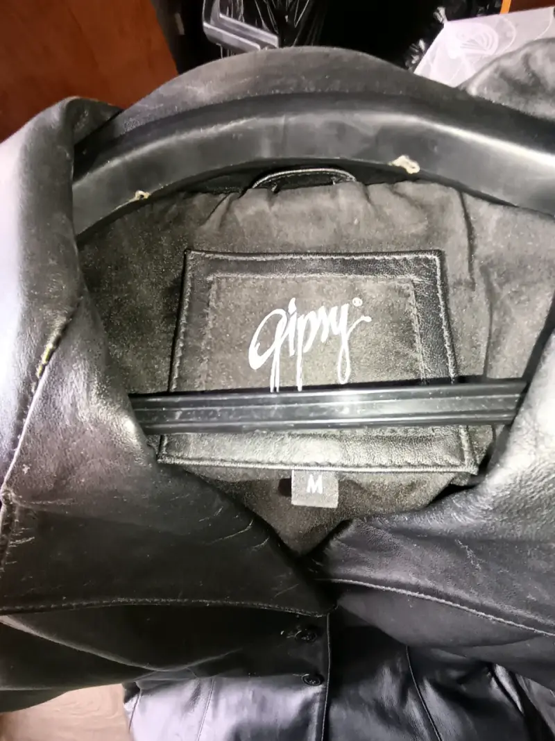 Chaqueta de cuero negro Gipsy para mujer - 3