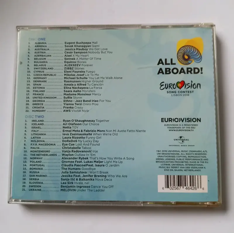 CD Eurovision Song Contest Lisboa 2018 - 2