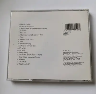 CD Pet Shop Boys Discography The Complete Singles Collection - miniatura 2