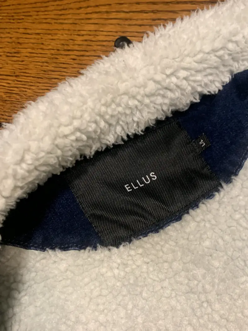 Chaqueta de mezclilla con chiporro felpudo Ellus - 2