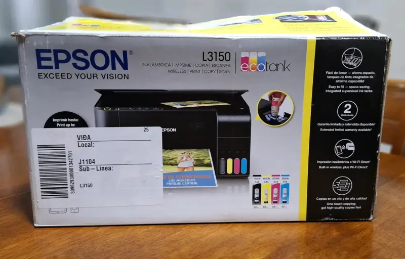 Impresora multifuncional Epson L3150 Ecotank - 3