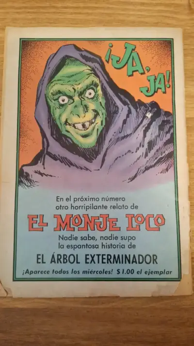 Revista El Monje Loco N°19 Una Noche de Horror - miniatura 2