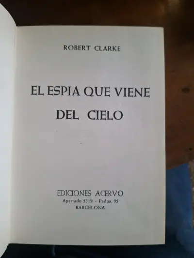 Libro 'El Espía Que Viene del Cielo' edición 1970 - miniatura 5
