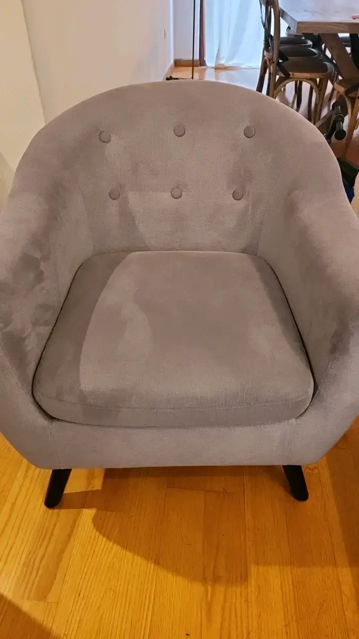 Dos sillones individuales gris moderno - 2