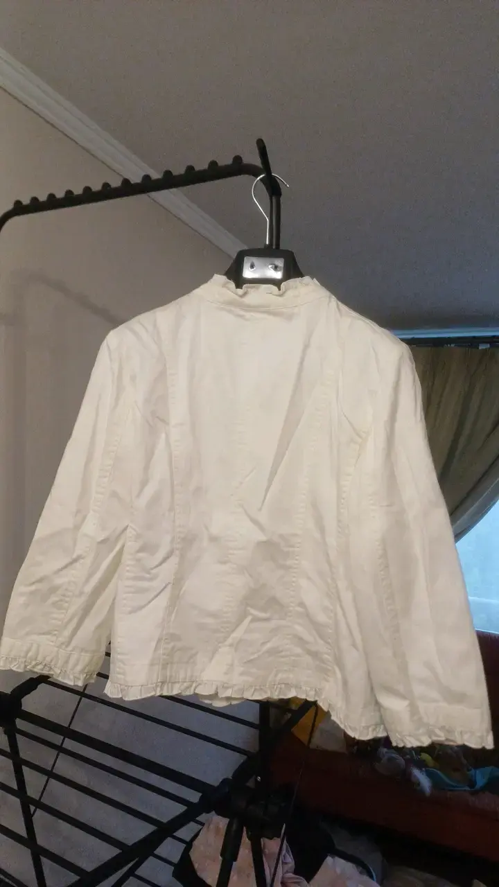 Chaqueta Blanca Sandro Mujer Talla L - 3