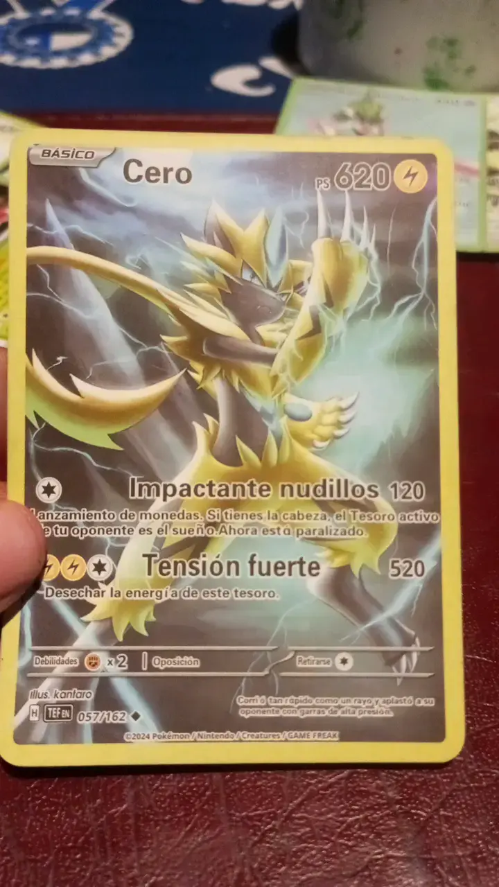 Carta Pokémon Zeraora Básica - 1