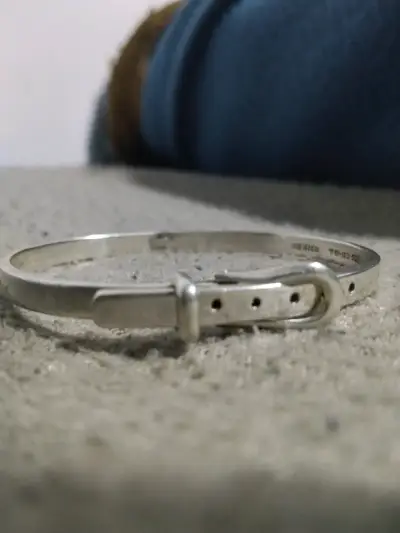 Pulsera de plata mexicana antigua - miniatura 1