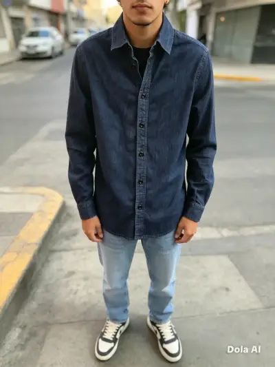 Camisa de mezclilla azul G-Star Raw para hombre S - miniatura 1