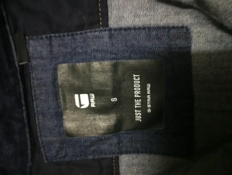 Camisa de mezclilla azul G-Star Raw para hombre S - 3