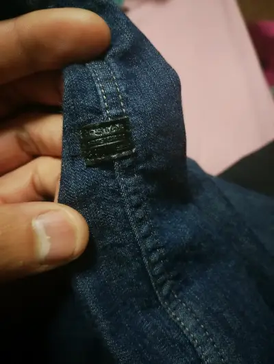 Camisa de mezclilla azul G-Star Raw para hombre S - miniatura 4