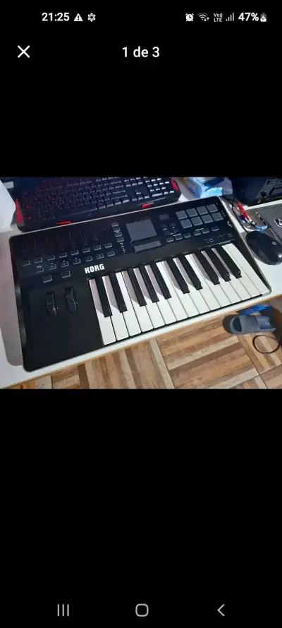 Controlador MIDI Korg Taktile-25 USB en buen estado - miniatura 1
