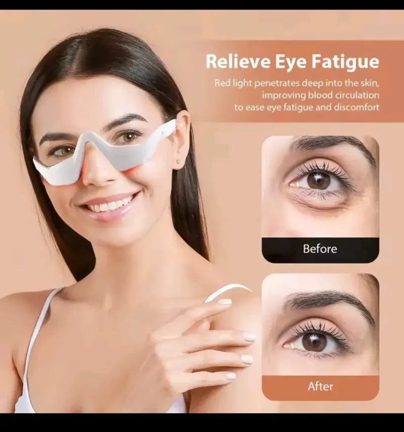 Masajeador de Ojos con Luz Roja y EMS - 1