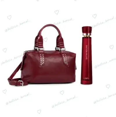 Bolso Thabita + Perfume Femenino Satin Rouge - miniatura 1
