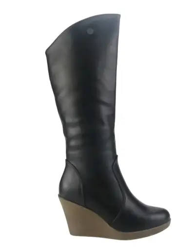 Botas nuevas, negras, con plataforma - miniatura 1