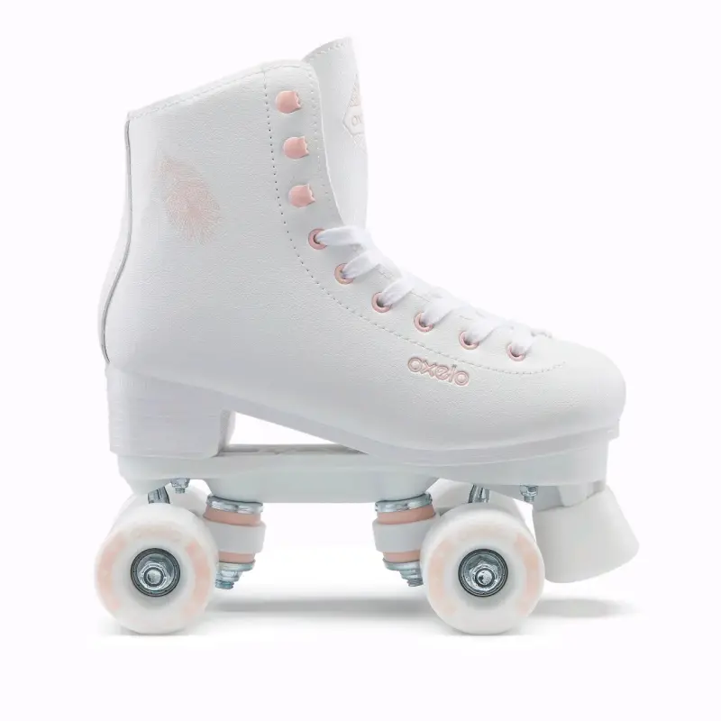 Patines de cuatro ruedas Oxelo blancos talla  37 - 5