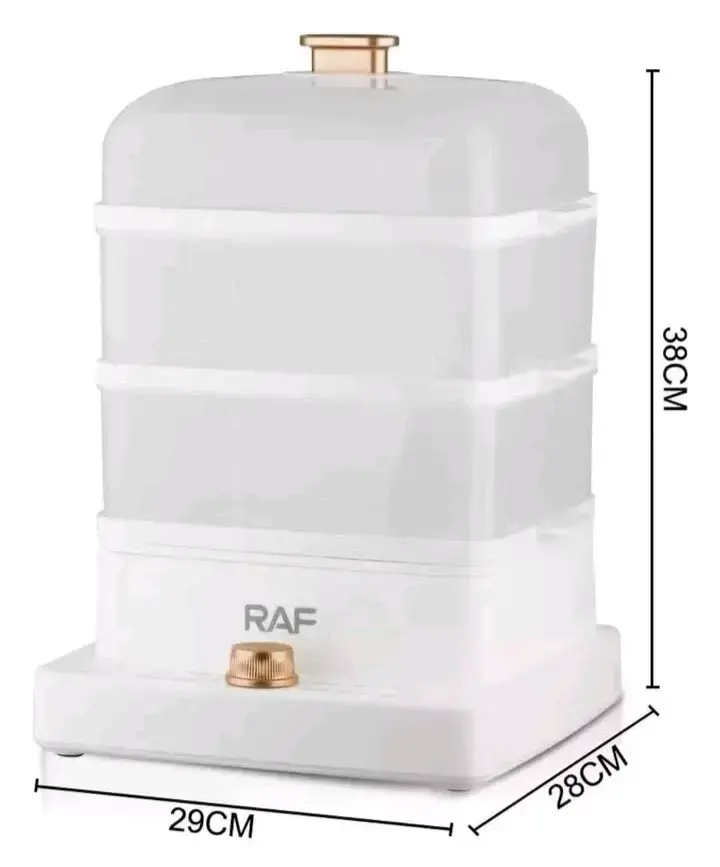 Vaporera eléctrica de 3 niveles RAF - 2