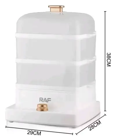 Vaporera eléctrica de 3 niveles RAF - miniatura 2
