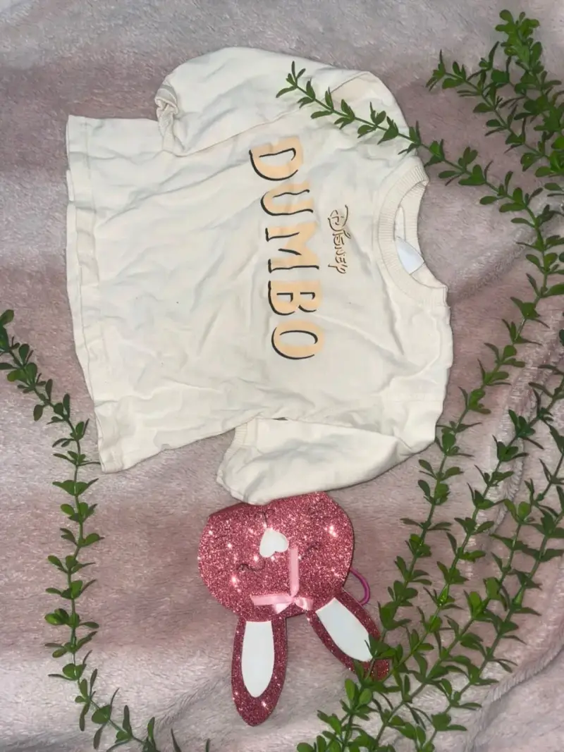Polera Infantil Disney Dumbo Blanca - 1