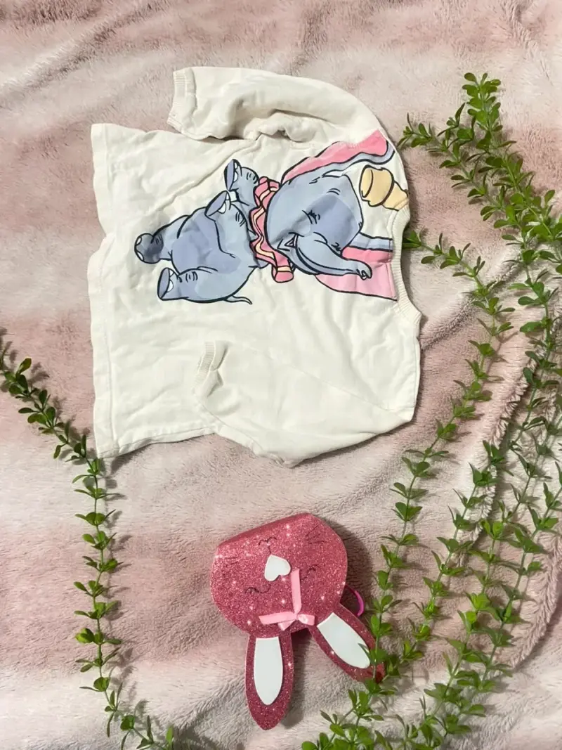 Polera Infantil Disney Dumbo Blanca - 2