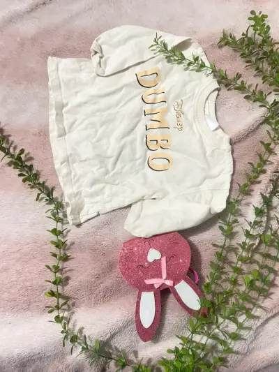 Polera Infantil Disney Dumbo Blanca - miniatura 3
