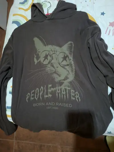 Polerón con capucha Foster diseño de gato - miniatura 1