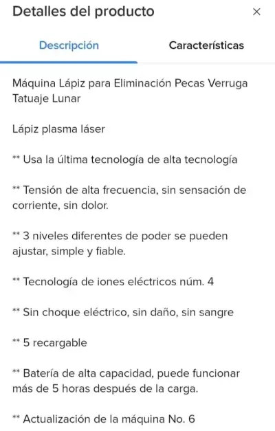 Máquina Lápiz para eliminación de Luna y Ve - miniatura 4