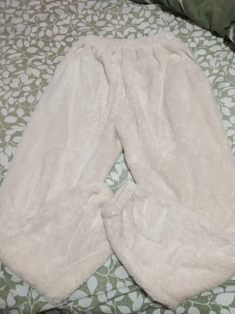 Pantalones de felpa suaves para mujer - 2