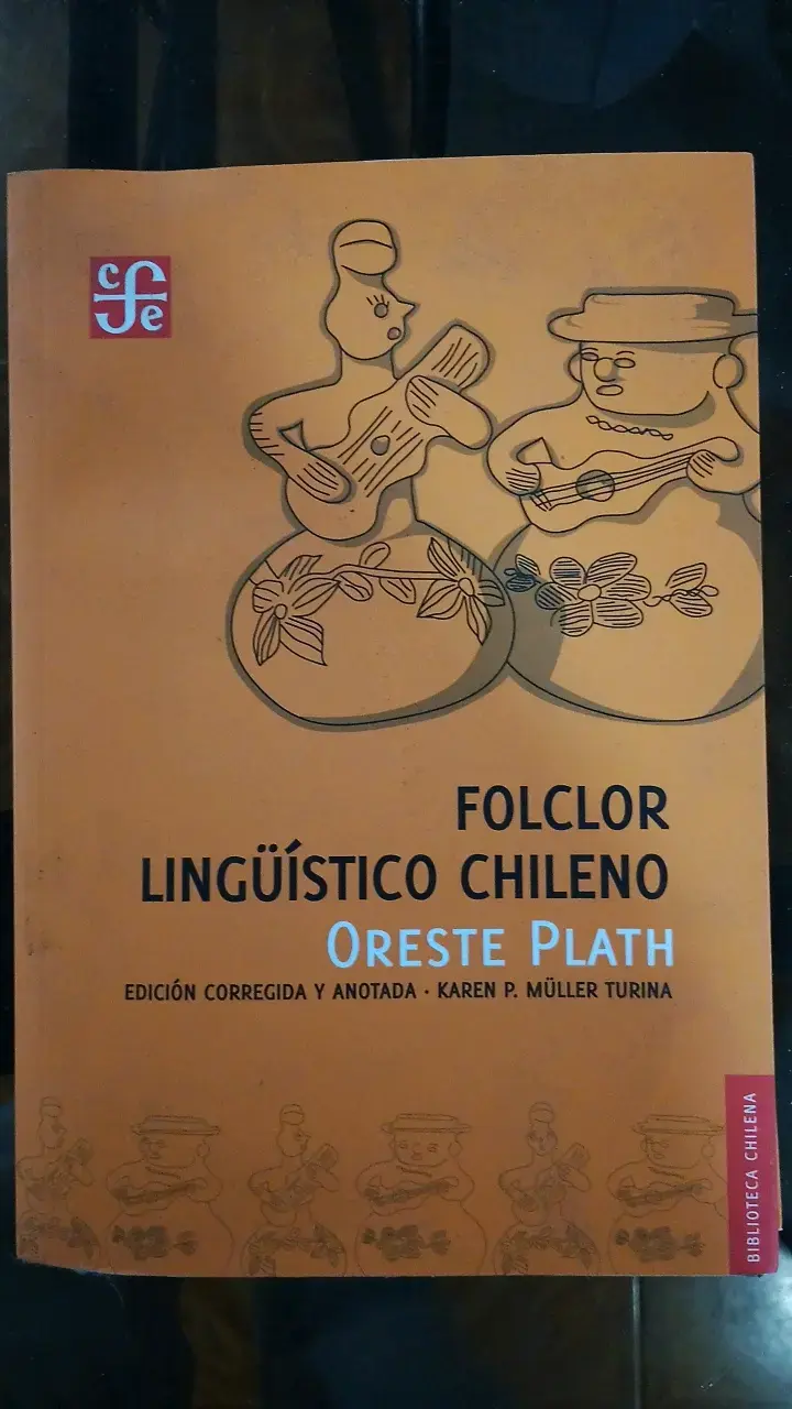 Libro Folclor Lingüístico Chileno de Oreste Plath