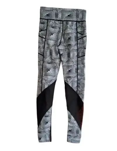 Leggings deportivos estampados en blanco y negro - miniatura 2