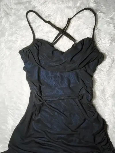 Vestido azul, largo y elegante - miniatura 2