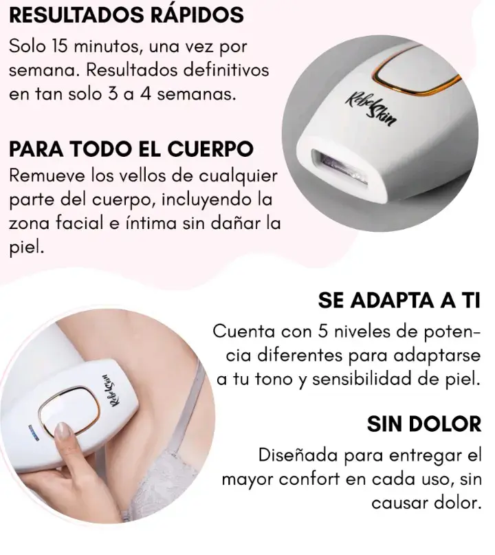 Depiladora Láser RebelSkin para Todo el Cuerpo - 2