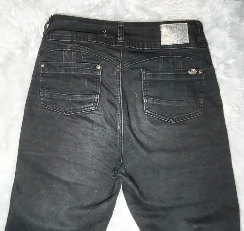 Jeans negros Flare mujer - 3