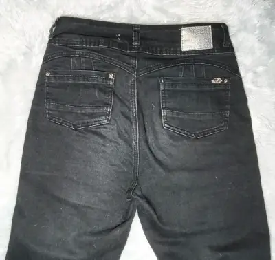 Jeans negros Flare mujer - miniatura 3