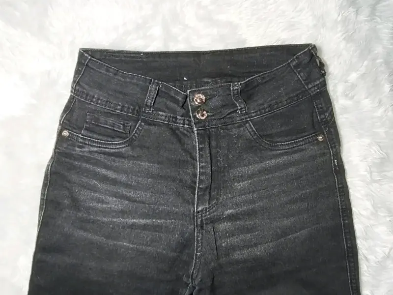 Jeans negros Flare mujer - 4