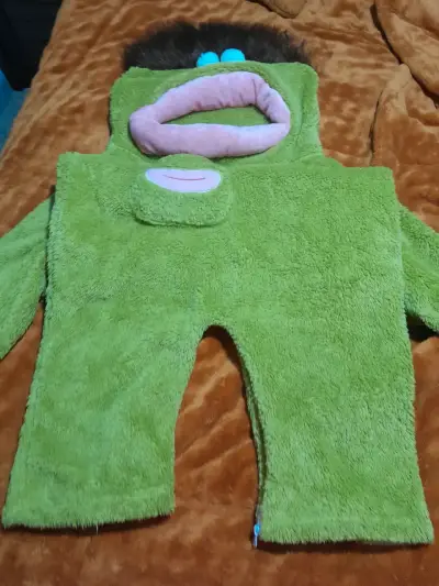 Disfraz de monstruo verde para niños talla 12 - miniatura 2