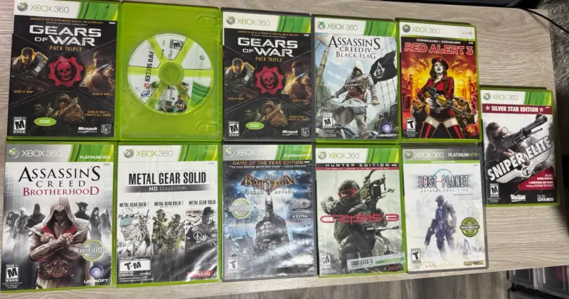 Colección de juegos Xbox 360 variados
